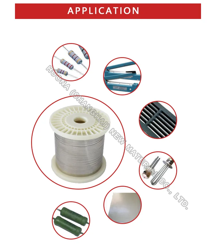 0.1x2.5mm Flat Nichrome Ni80Cr20 Ribbon Flat Wire For Sealer 4