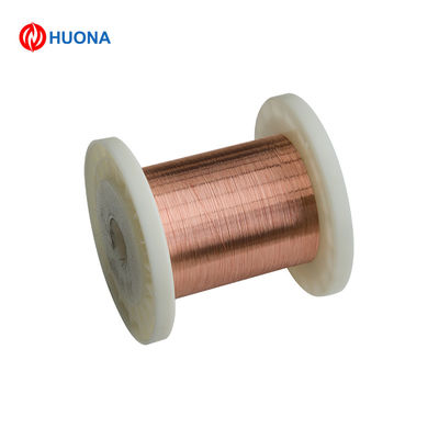 0.05*1mm Copper Nickel Flat Wire CuNi1 Heat Resistant For Electrical Heating Cable
