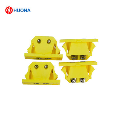 Manufacture Type K Yellow Color Standard Thermocouple Plug and Face Plate Connector