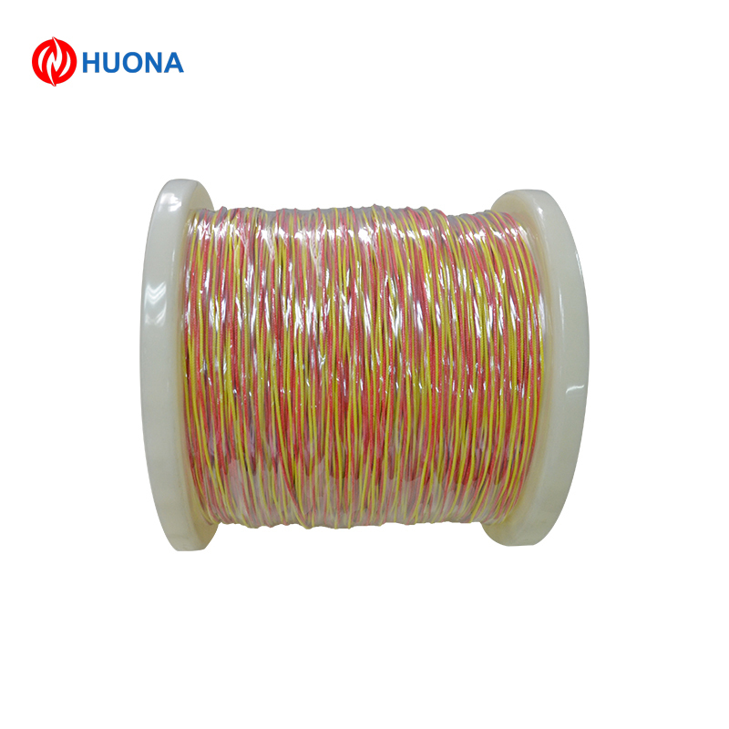 Fine Core Cable Type K Thermocouple Wire - 28AWG Glass Fiber Braided Cable