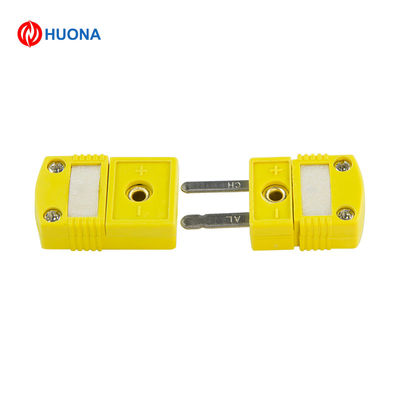 Termokopel Tipe K Mini Size Connector Flat Chromel Alumel Pin Thermometer Plug ANSI