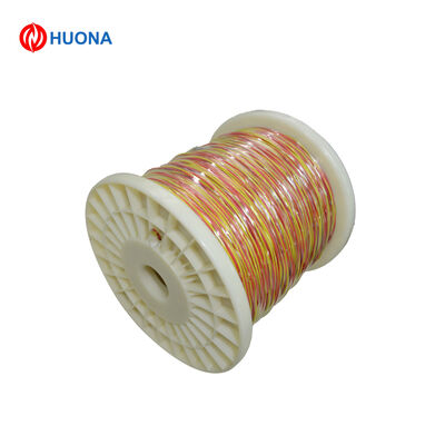 2 Core Twisted Pair FEP Insulated Type K Thermocouple Extension Wire 24AWG Anti Interference Design