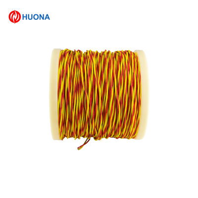 2 Core High Twist Silicone Insulated Type K Thermocouple Wire 26AWG Ultra Flexible Temperature Sensing Cable