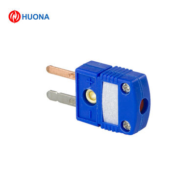 Miniature Type T Thermocouple Plug with Copper-Constantan Contacts for Medical Grade Applications